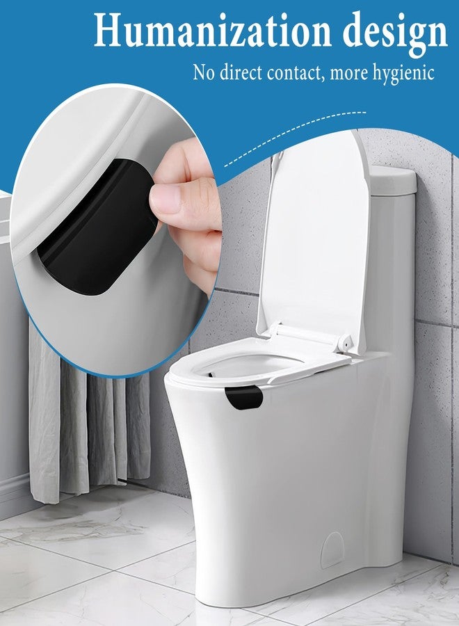 TecoKart مجموعة TecoKart® المكونة من 6 قطع لرفع مقعد المرحاض وقطعة واحدة لمشبك غطاء المرحاض على شكل زهرة، ملحقات صحية للمرحاض، مشبك رفع مقعد المرحاض، رافعة مرحاض مناسبة للاستخدام اليومي في المنزل والمكتب والفندق والأماكن العامة - Image 3